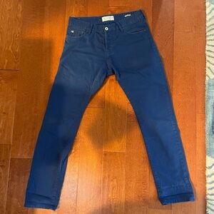Scotch & Soda Amsterdams Blauw royal blue denim pants
